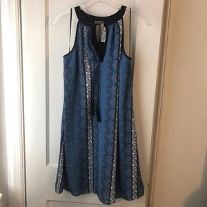 Pink Rose sumemr blue dress medium